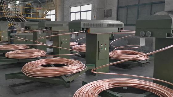 Непрерывный подъемный медный стержень 8000 тонн для кабеля ПВХ